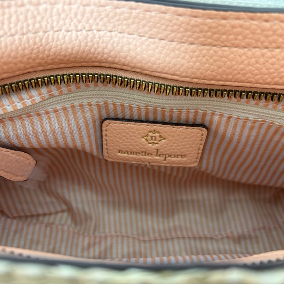 Nanette Lepore veagan leather peach color shoulder purse - Picture 6 of 7